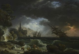 A Shipwreck in Stormy Sea 1773