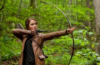 Jennifer Lawrence in Hunger games